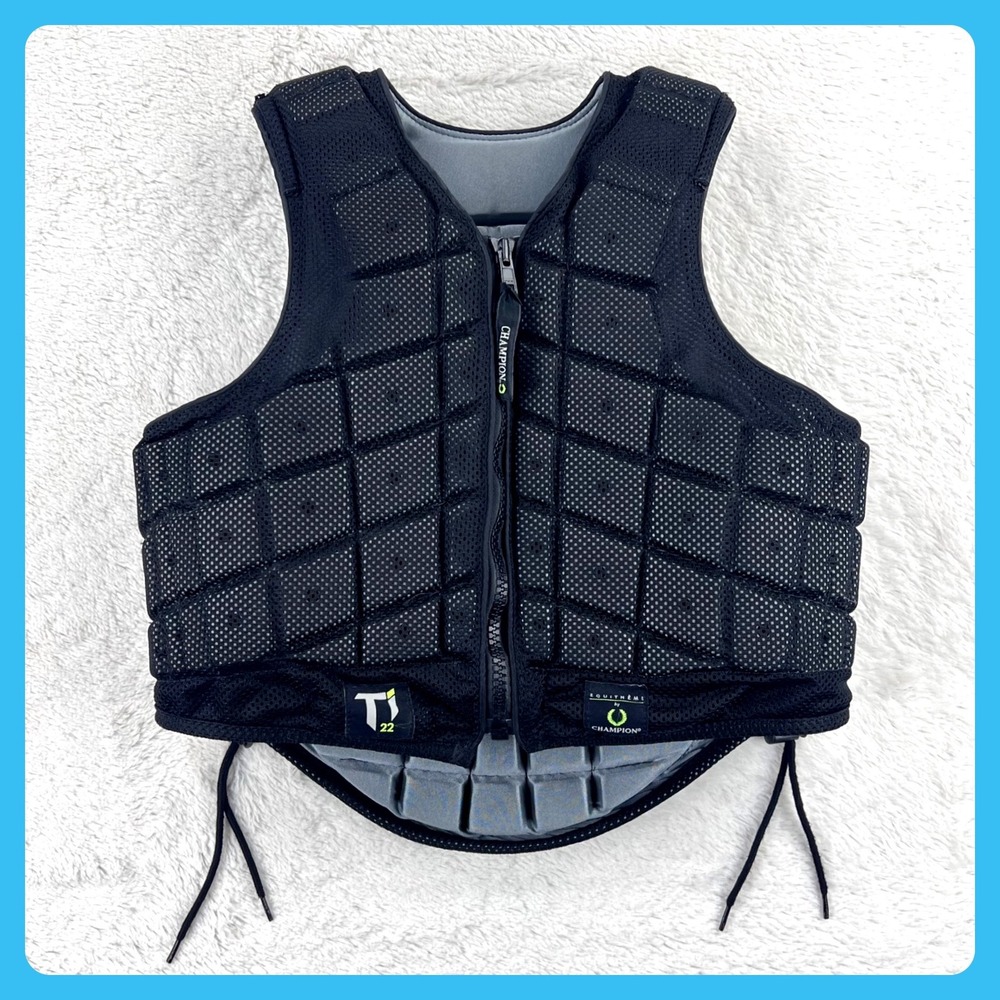 Equitheme Ti22‎ Body Protector Vest Kid's LARGE Level 3 Beta 2009 Horse Rider